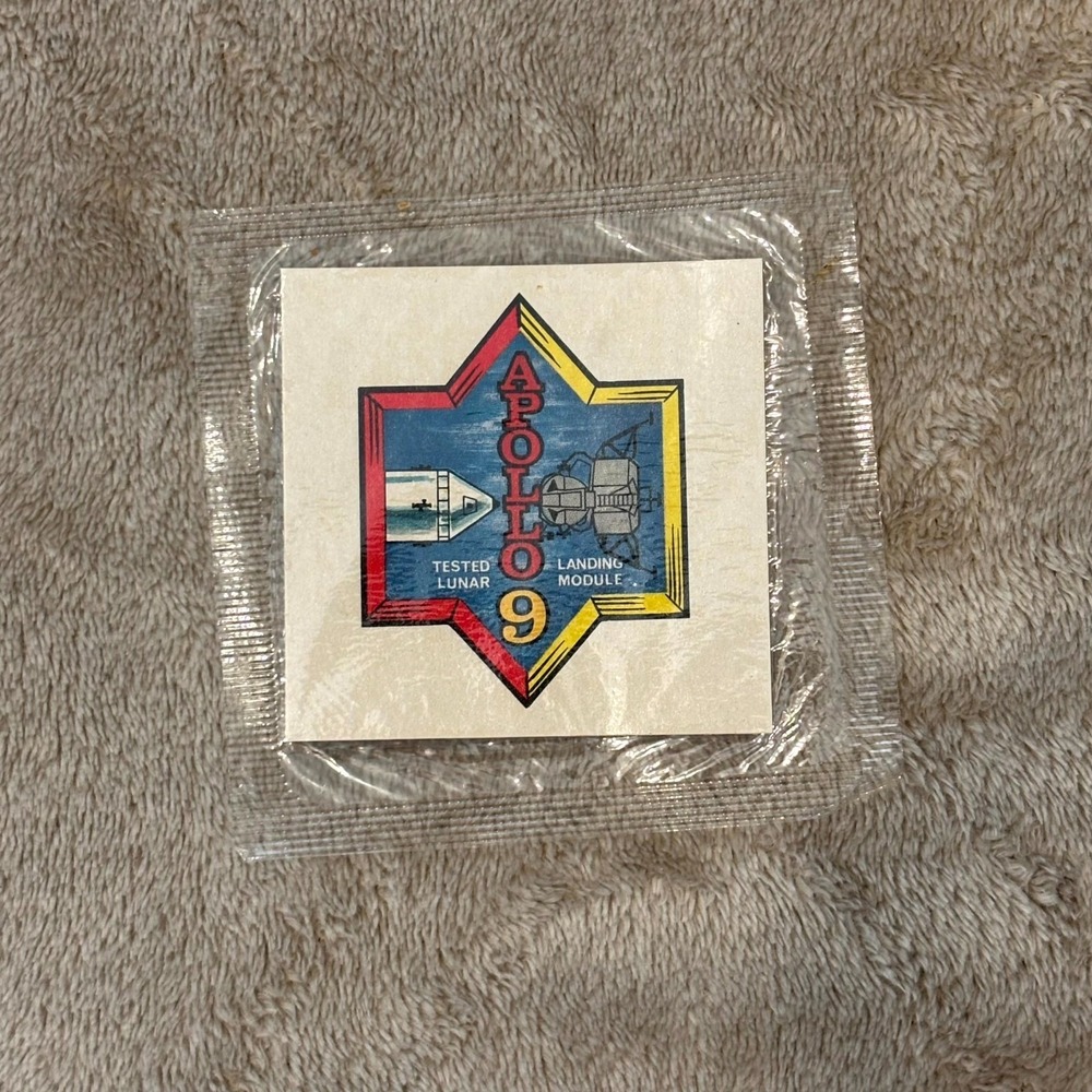 Vintage Apollo 9 Kellogg Patch Design Iron On Transfer Sealed NASA Space 1969